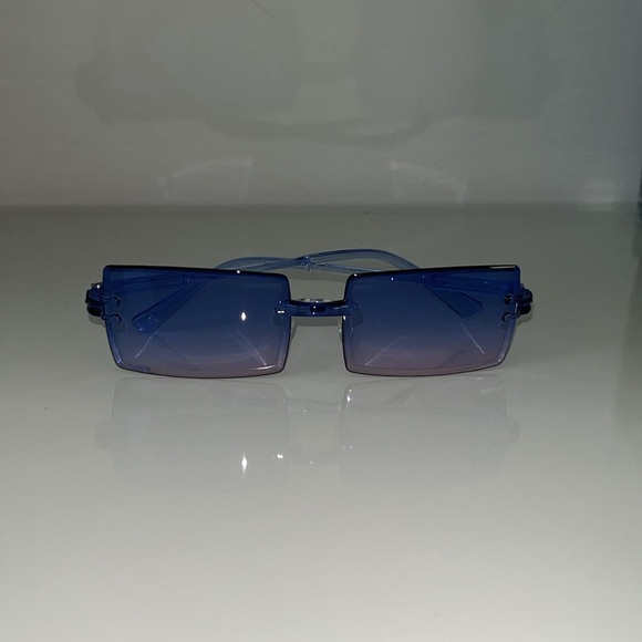 Blue rimless glasses - Picture 7 of 9